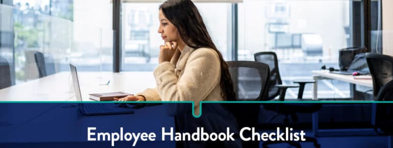 employee handbook checklist