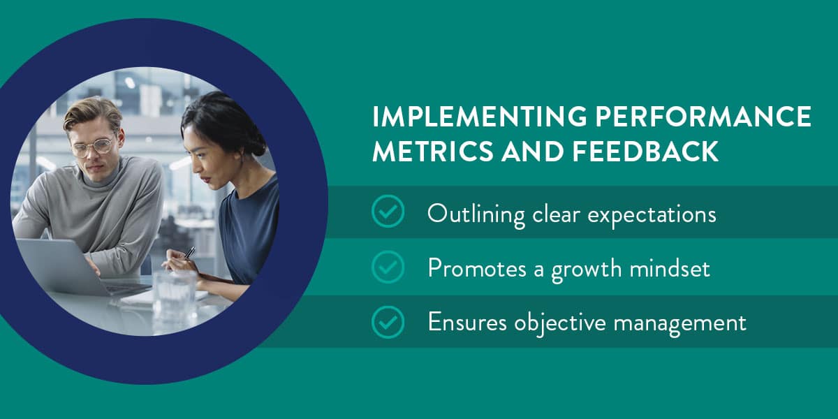 Implementing performance metrics and feedback